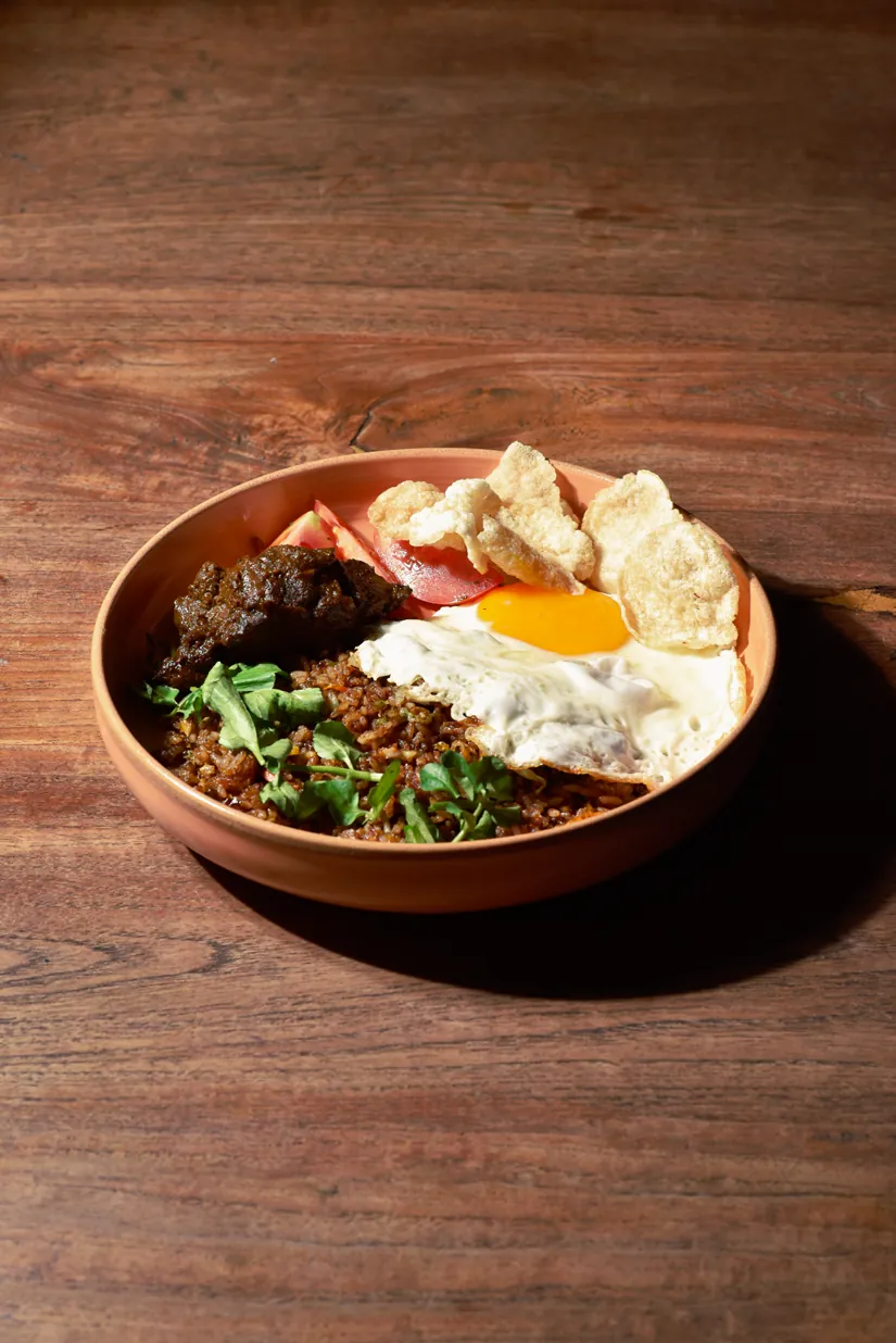 Nasi goreng rendang